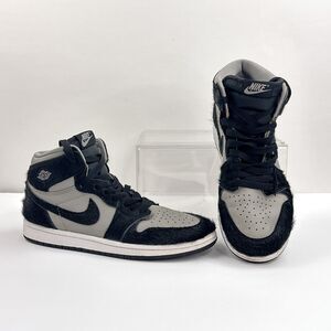 Nike Jordan 1 Retro High OG Twist 2.0 Shoes Youth 3Y Gray Black Fur Air Sneakers